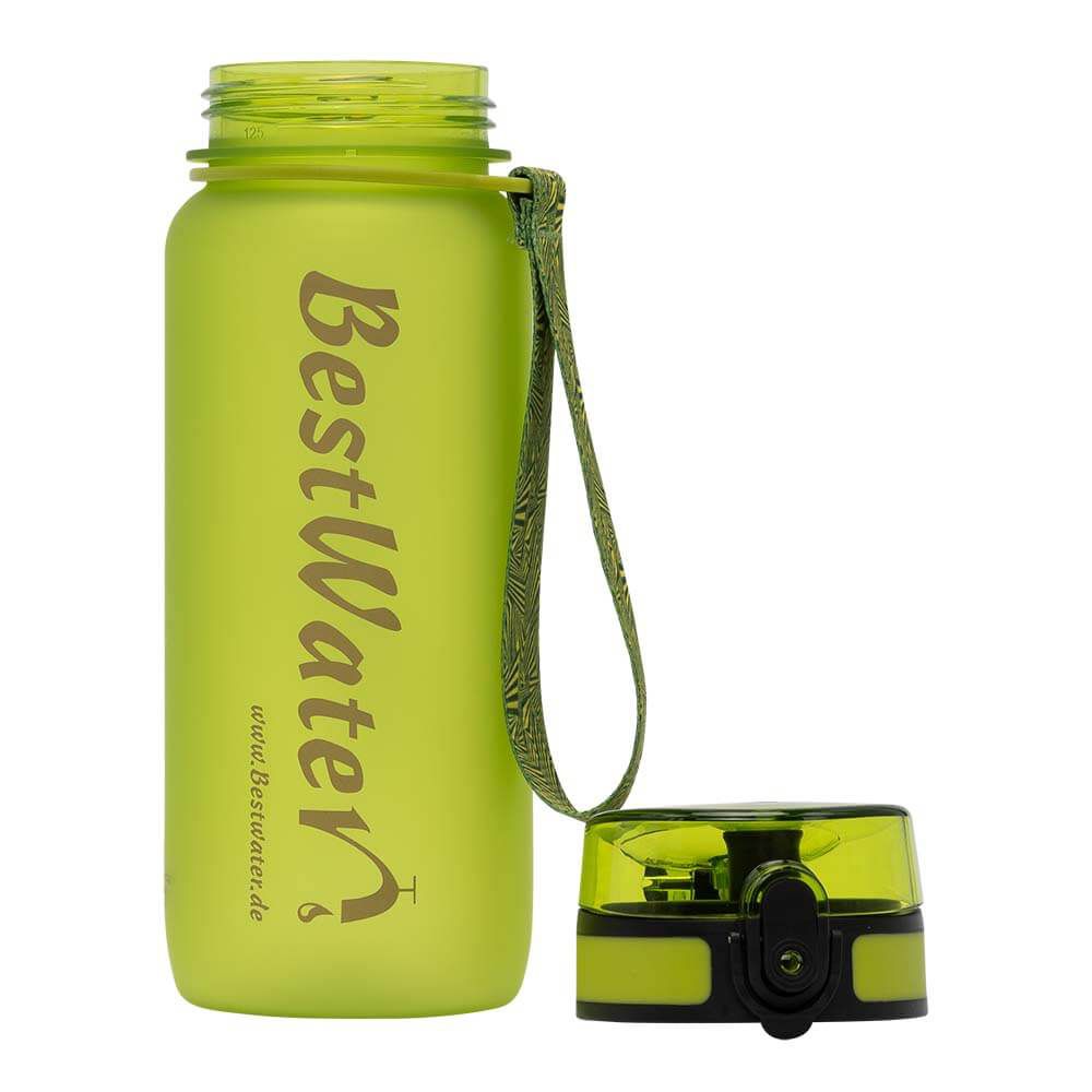 TRITAN Trinkflasche (Gr. L) Frosty-Look 650 ml (hellgrün)