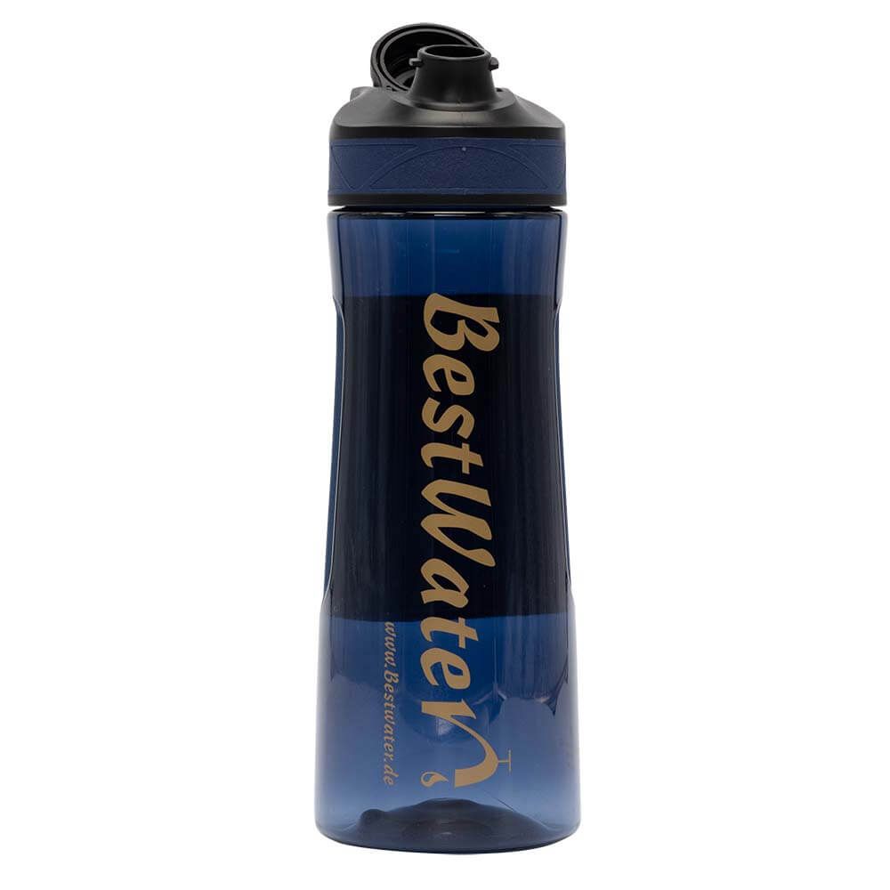 TRITAN Sport-Trinkflasche (Gr. L) Clear-Look 700 ml (dunkelblau)