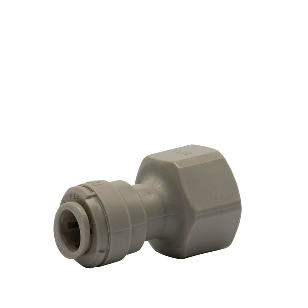 3/8" Steckverbinder x 1/2" Innengewinde mit Dichtung