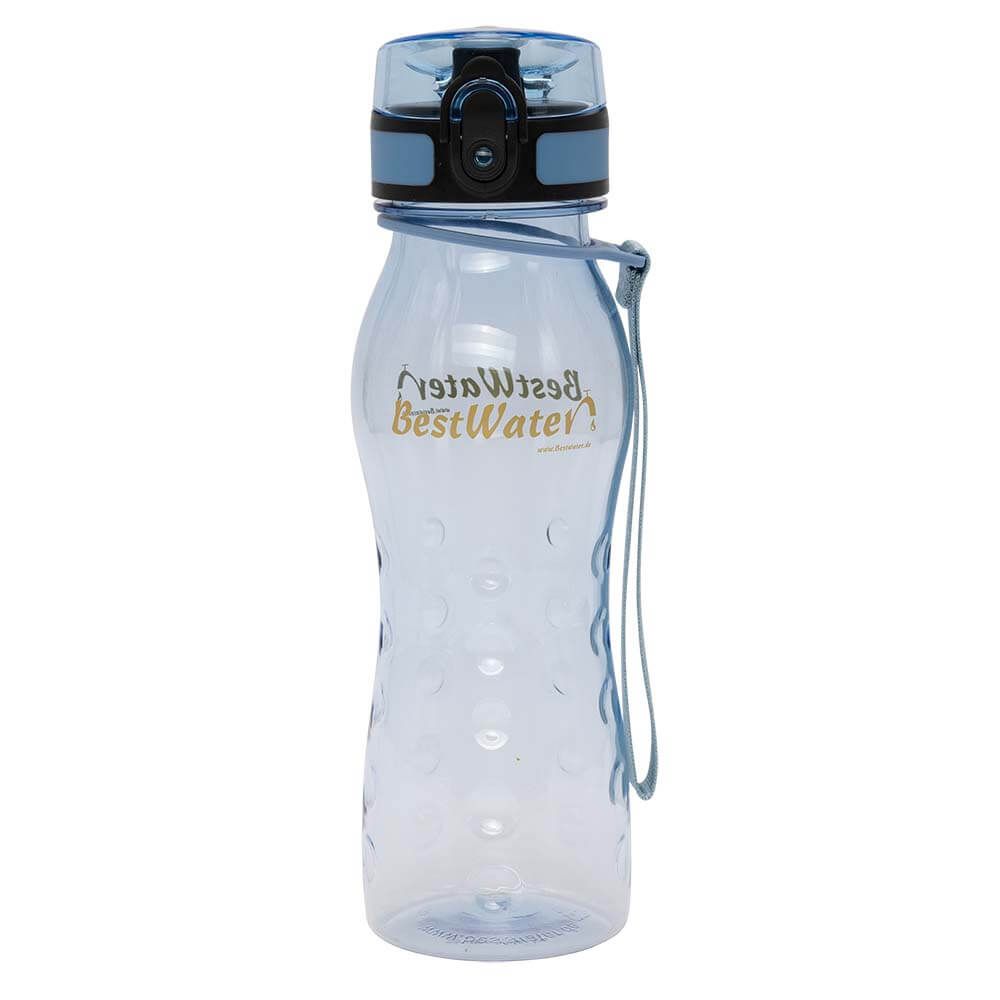 TRITAN Trinkflasche (Gr. M) Clear-Look 500 ml (hellblau)