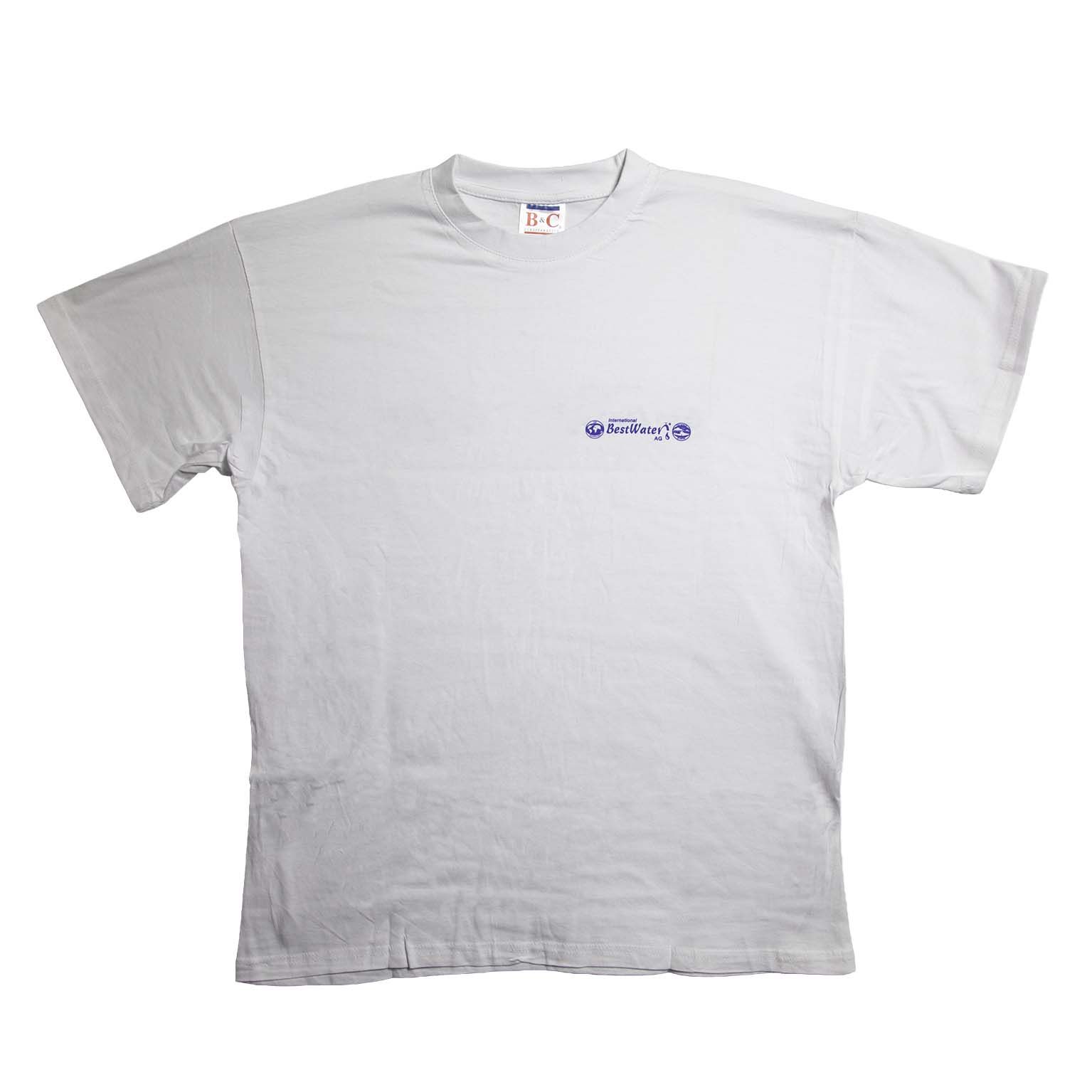 T-Shirt (S) weiß mit BestWater Logo