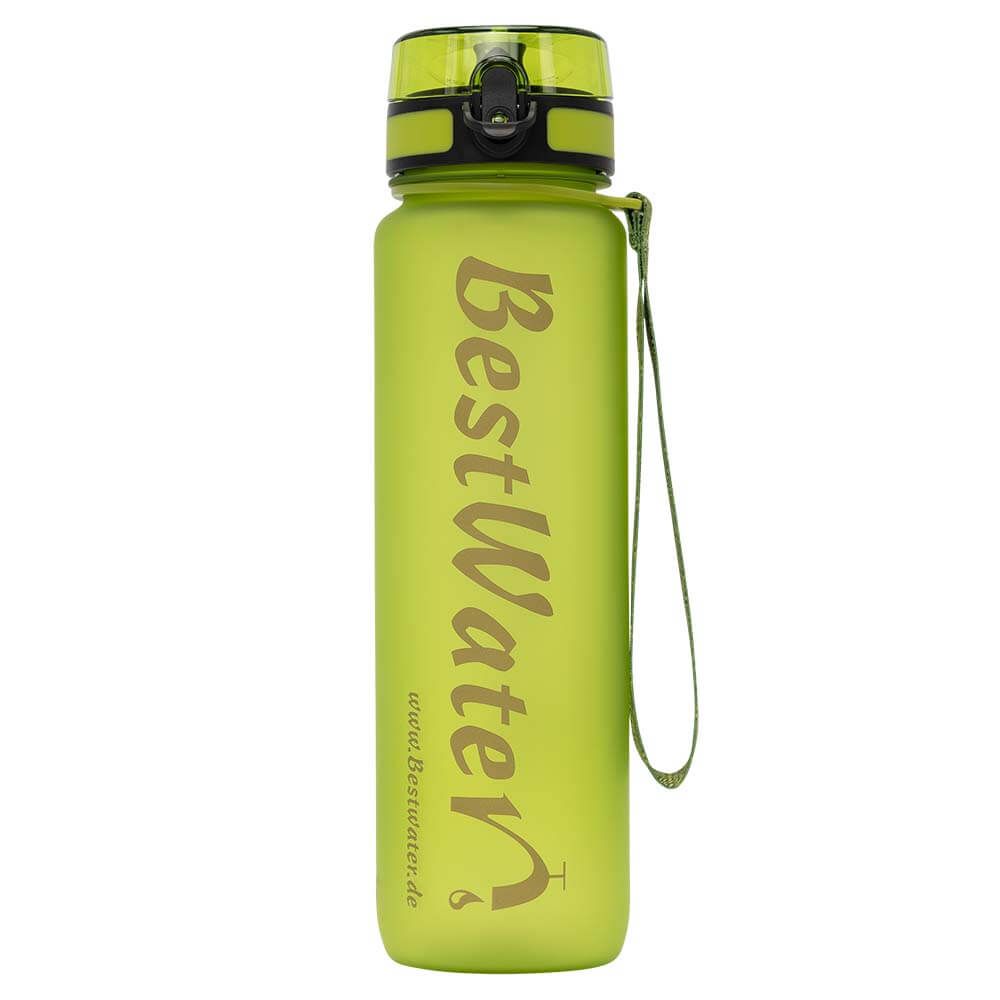 TRITAN Trinkflasche (Gr. L) Frosty-Look 1000 ml (hellgrün)