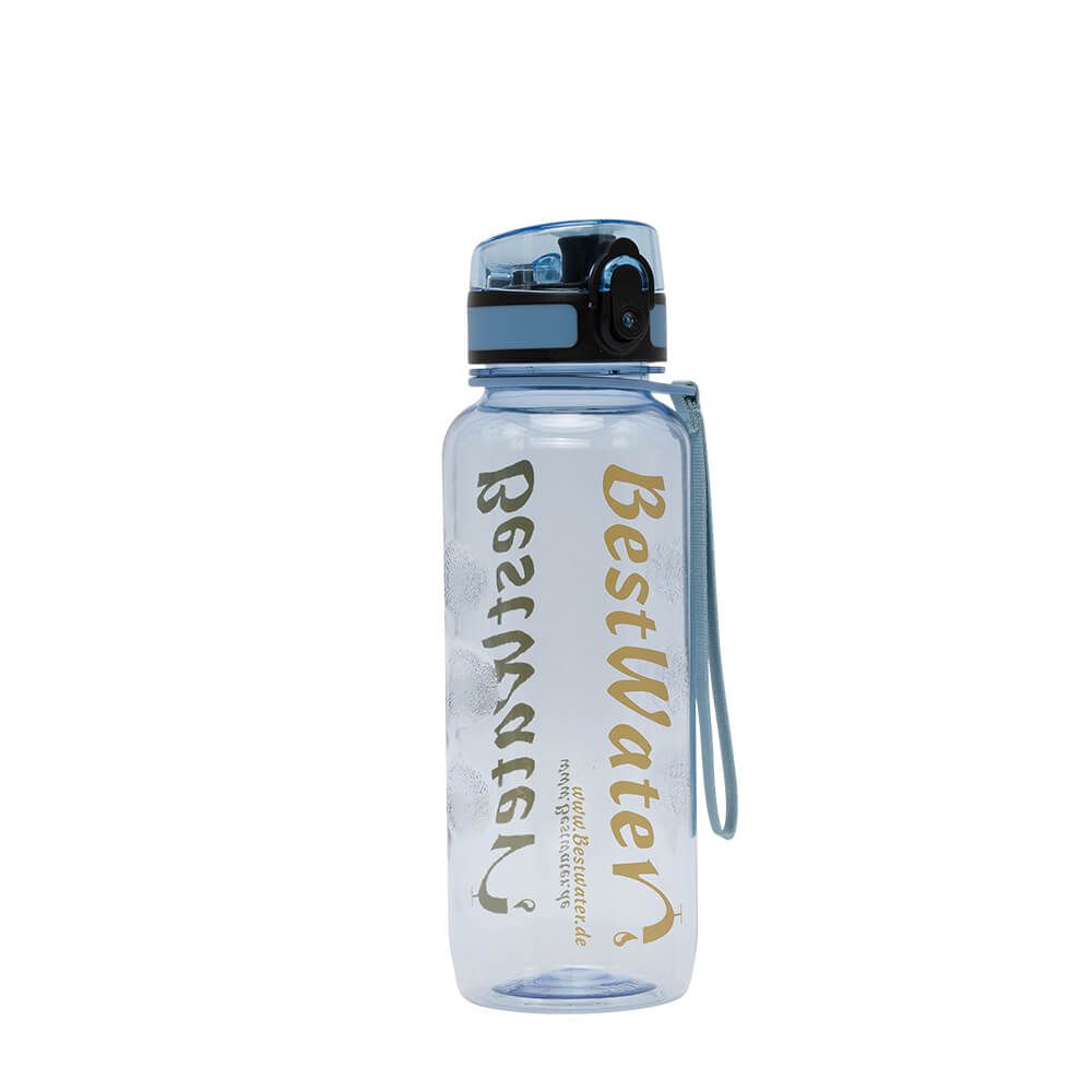 TRITAN Trinkflasche (Gr. M) Clear-Look 650 ml (hellblau)