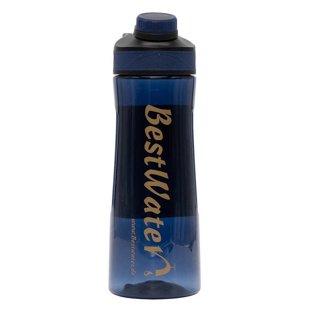 TRITAN Sport-Trinkflasche (Gr. L) Clear-Look 700 ml (dunkelblau)