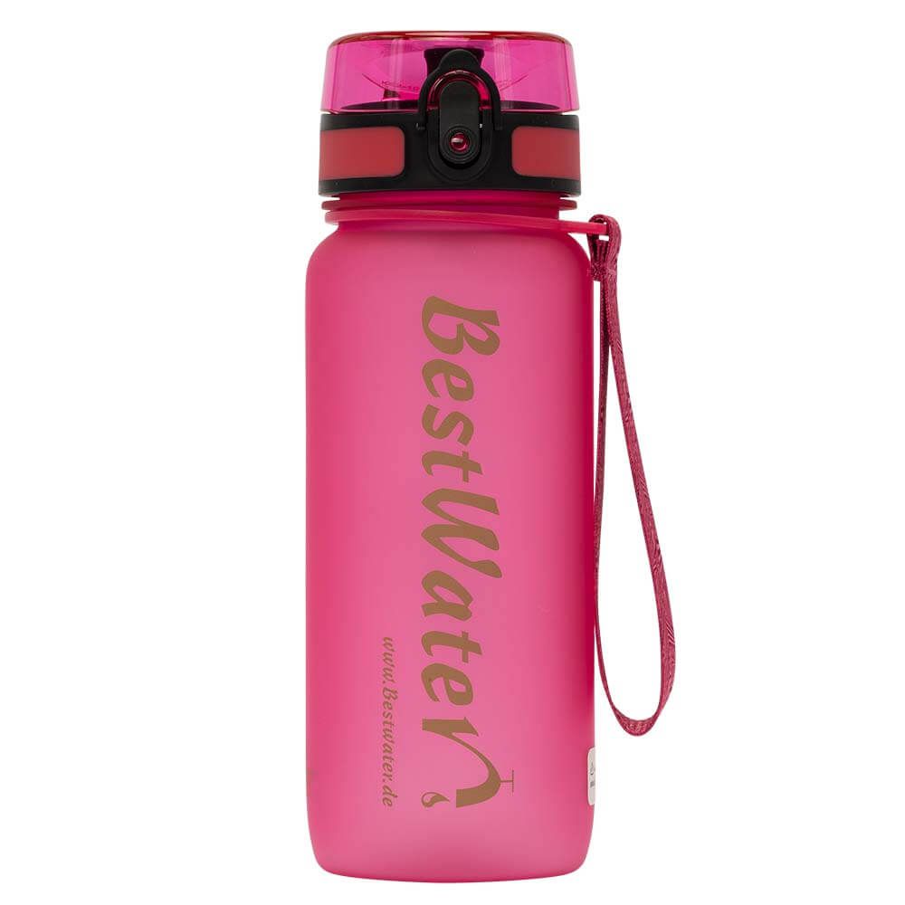 TRITAN Trinkflasche (Gr. L) Frosty-Look 650 ml (pink)