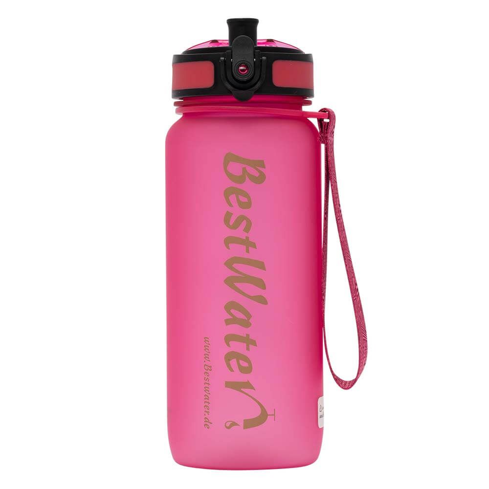 TRITAN Trinkflasche (Gr. L) Frosty-Look 650 ml (pink)
