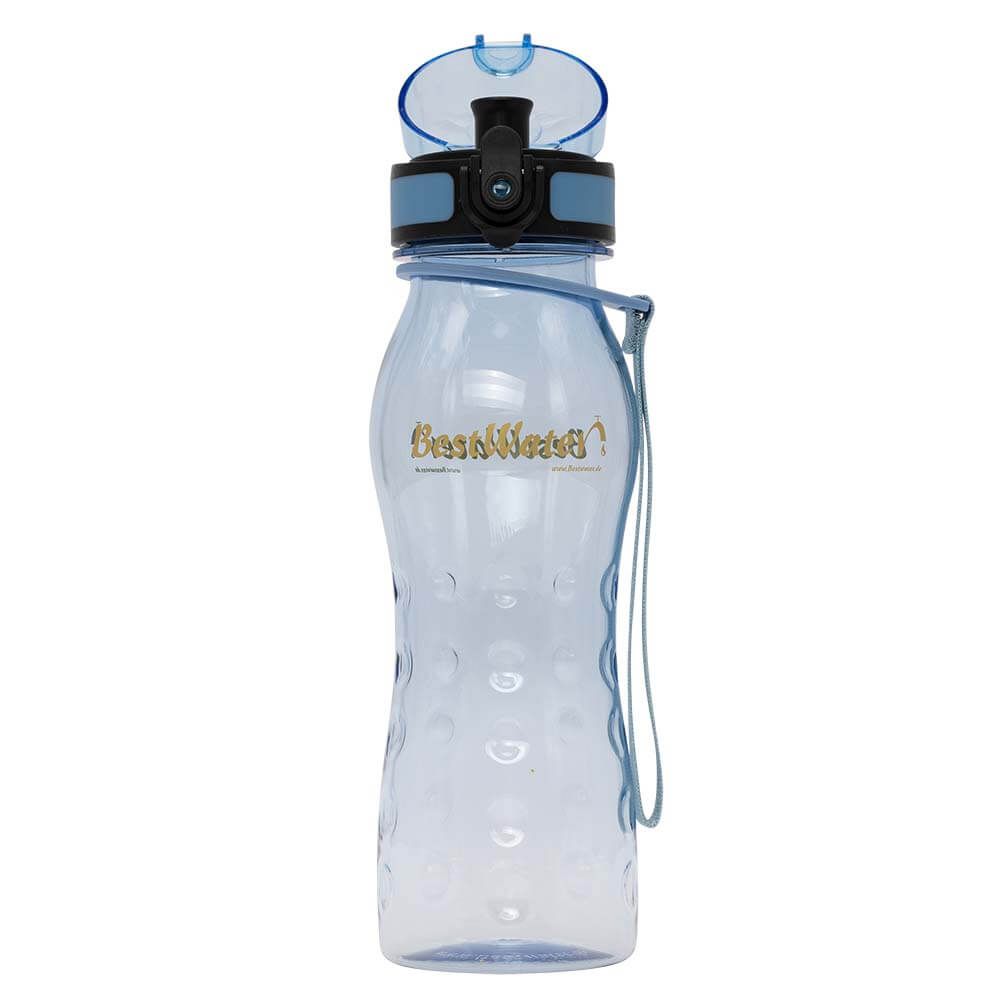 TRITAN Trinkflasche (Gr. M) Clear-Look 500 ml (hellblau)