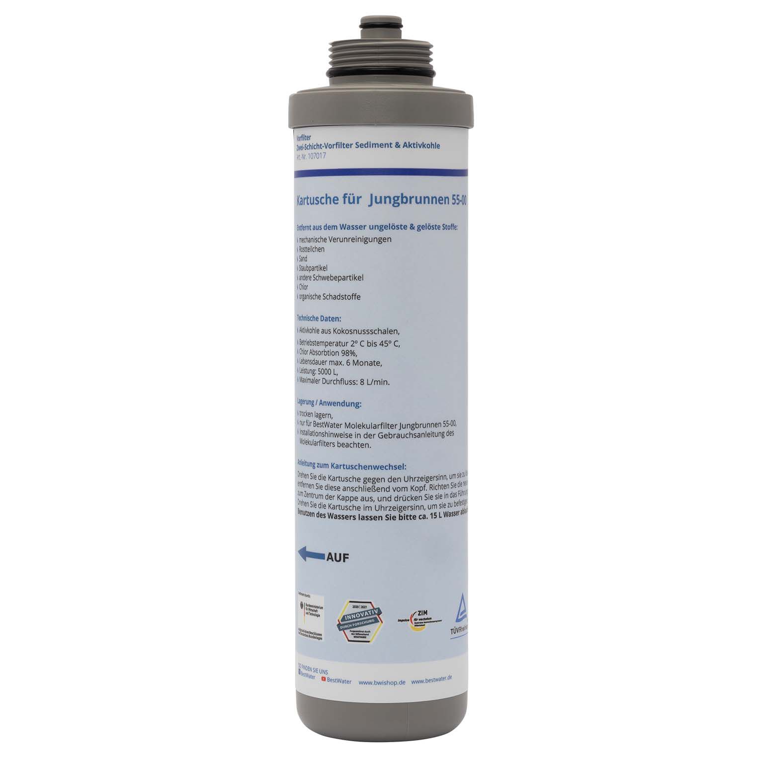 Zwei-Schicht-Filterkartusche 55-00 Mobil & Wasserstation Pro